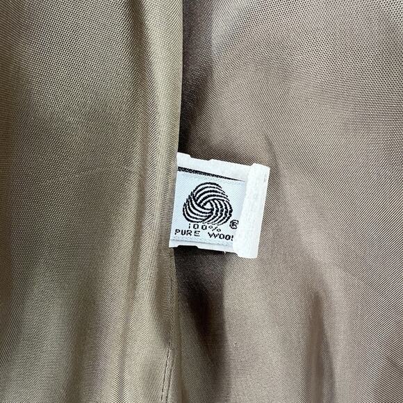 Vintage 100% Wool Blazer Womens 16W Fits US Women M/L Preppy Academia 90s - Picture 4 of 7